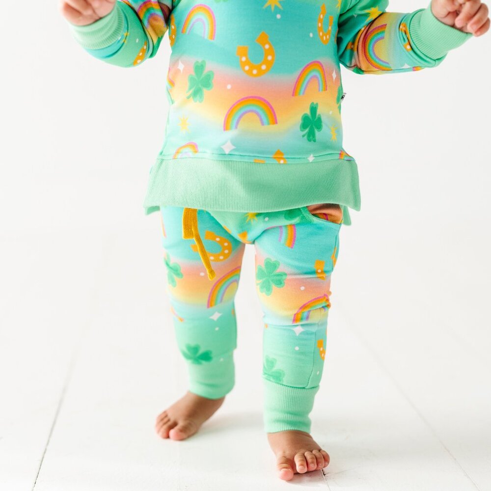Bums and Roses Clover the Rainbow 2T Jogger